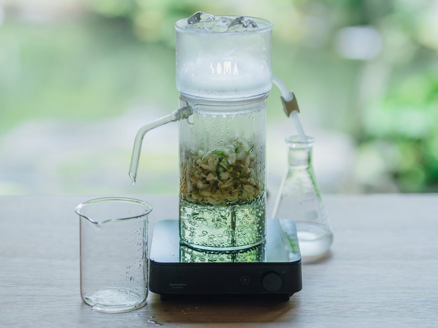 独自の構造がわかる蒸留器SOMAの全体